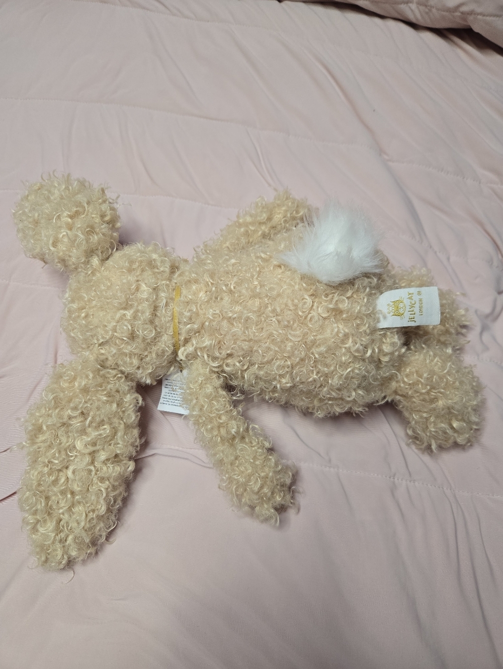 Jellycat Bashful Luxe Bunny Curly - Medium NWT Retired Rare - Picture 6 of 15